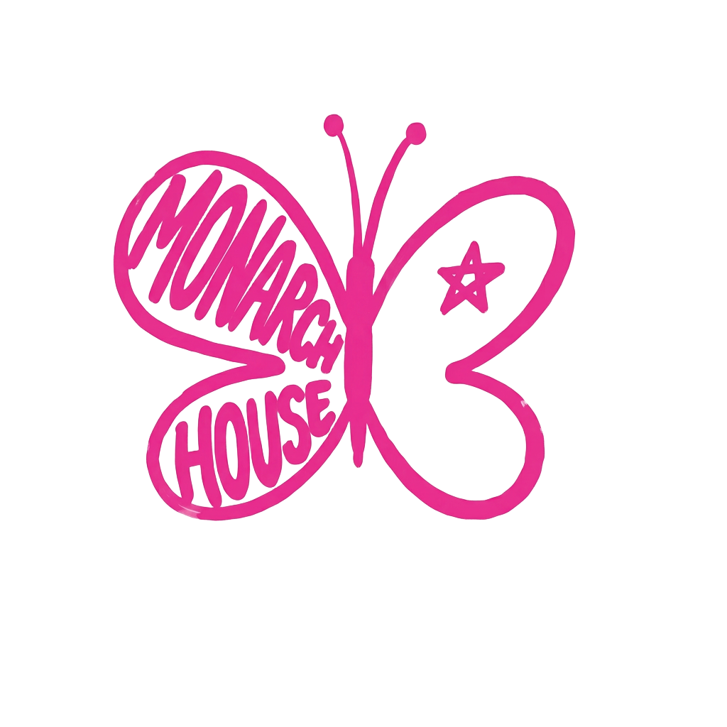 Monarch House butterfly stamp